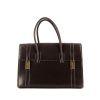 Hermes Drag handbag in brown box leather - 360 thumbnail