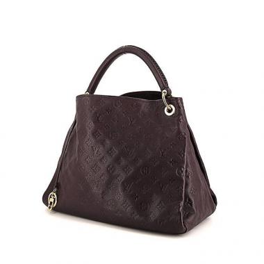 Bolso de mano Louis Vuitton Artsy modelo mediano en cuero Monogram violeta