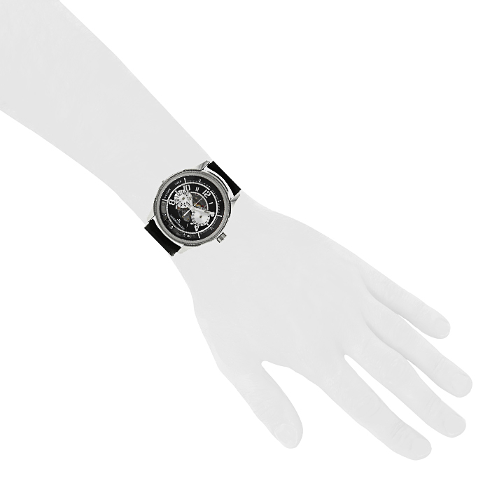 Jaeger-LeCoultre Amvox2 Aston Martin Limited Edition watch Ref : 192825 in stainless steel - Detail D1