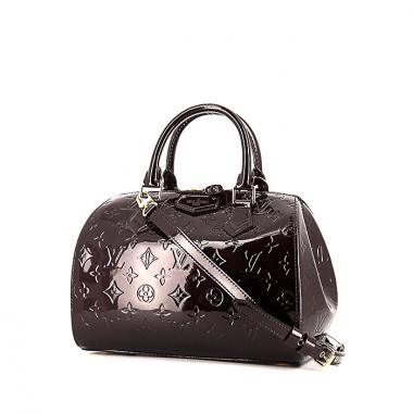Borsa a tracolla Louis Vuitton Montana in pelle verniciata monogram viola