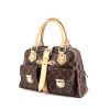Louis Vuitton Manhattan handbag in brown monogram canvas and natural leather - 00pp thumbnail