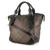 Burberry handbag in black and bronze canvas and leather - 00pp thumbnail