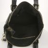 Burberry handbag in black and bronze canvas and leather - Detail D3 thumbnail