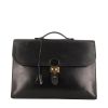 Hermes Sac à dépêches briefcase in black box leather - 360 thumbnail