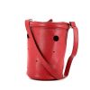 Hermes Mangeoire handbag in red epsom leather - 00pp thumbnail