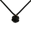 Chanel Camelia medium model pendant in yellow gold and onyx - 00pp thumbnail