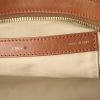 Chloé Alice shoulder bag in brown and beige bicolor leather - Detail D4 thumbnail
