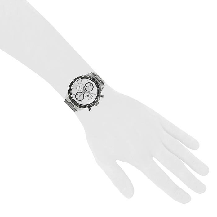 Montre TAG Heuer Carrera Automatic Chronograph en acier Vers  2000 - Detail D1