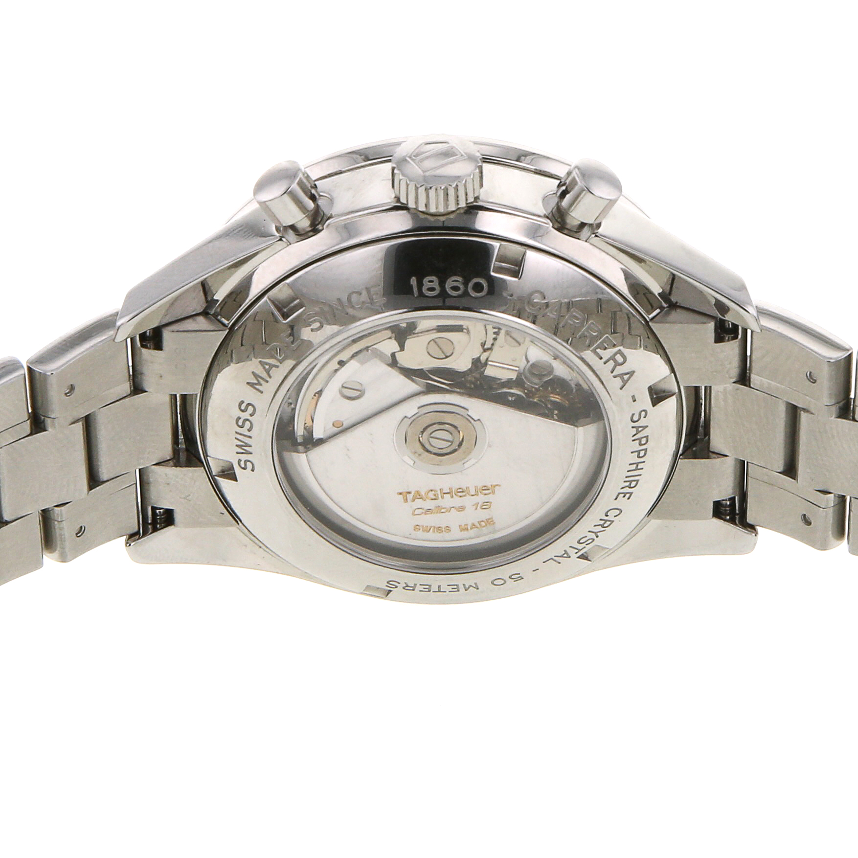 Orologio TAG Heuer Carrera Automatic Chronograph in acciaio Circa  2000 - Detail D2