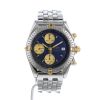 Reloj Breitling Chronomat de acero y oro chapado Ref :  B13050 Circa  1990 - 360 thumbnail