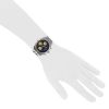 Reloj Breitling Chronomat de acero y oro chapado Ref :  B13050 Circa  1990 - Detail D1 thumbnail