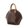 Louis Vuitton Ellipse large model handbag in ebene monogram canvas and natural leather - 00pp thumbnail
