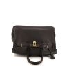 Hermes Birkin 35 cm handbag in brown Cacao togo leather - 360 Front thumbnail