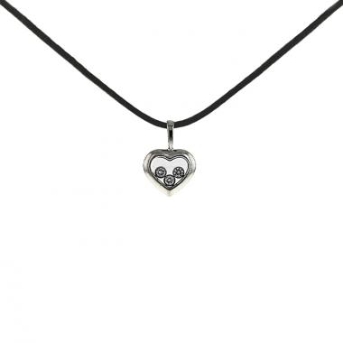 Chopard Happy Diamonds pendant in white gold and diamonds