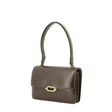 Sac porté épaule Fonsbelle en cuir marron