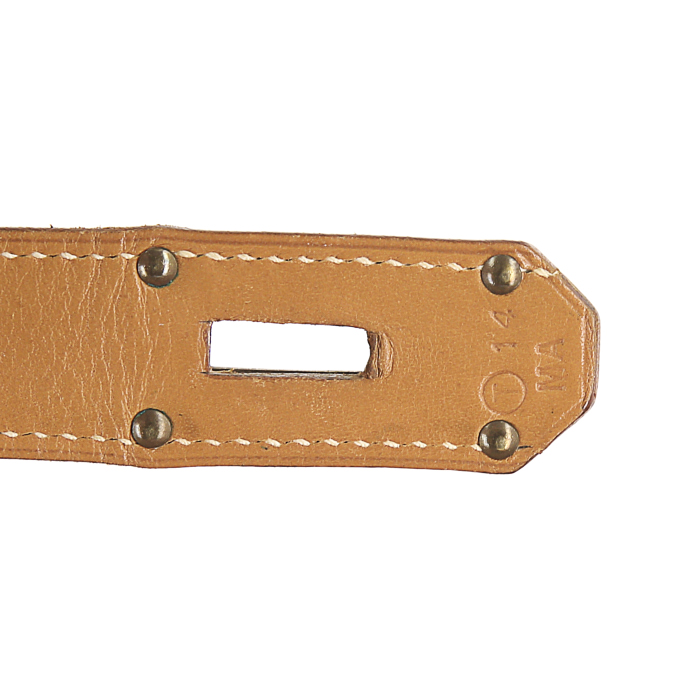 Hermes Haut à Courroies - Travel Bag travel bag in natural leather - Detail D4