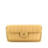Chanel Baguette shoulder bag in beige quilted leather - 360 thumbnail