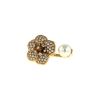 Anello Van Cleef & Arpels in oro giallo,  perla coltivata bianco e diamanti - 00pp thumbnail