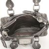 Bolso de mano Chloé Mini Paddington en cuero granulado plateado - Detail D2 thumbnail