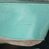 Shopping bag Bottega Veneta in pelle verde zaffiro - Detail D3 thumbnail