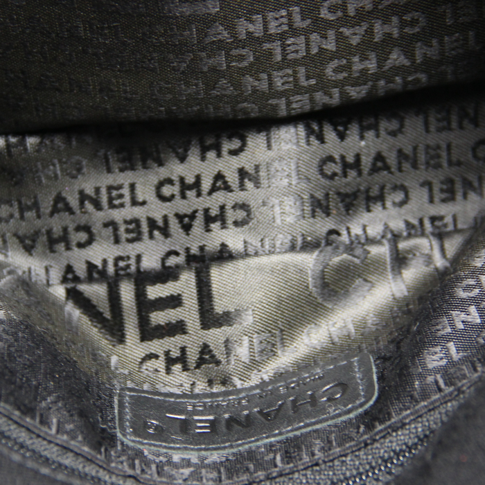 Sac à main Ice cube en jersey noir - Detail D2