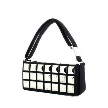 Sac à main Ice cube en jersey noir
