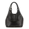Tod's handbag in black grained leather - 360 thumbnail