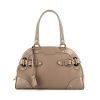 Louis Vuitton Le Radieux handbag in etoupe grained leather and etoupe smooth leather - 360 thumbnail