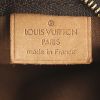 Bolso de mano Louis Vuitton Nano Speedy en lona Monogram ébano y cuero natural - Detail D3 thumbnail
