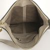 Loewe shoulder bag in grey-beige grained leather - Detail D2 thumbnail