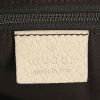 Shopping bag Gucci Abbey in tela monogram grigia e pelle bianco sporco - Detail D3 thumbnail