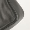 Dior Street Chic shoulder bag in black leather and black canvas - Detail D4 thumbnail