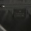 Gucci Bardot small model handbag in black monogram canvas and black leather - Detail D3 thumbnail