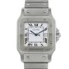 Cartier Santos Galbée  large model watch in stainless steel - 00pp thumbnail