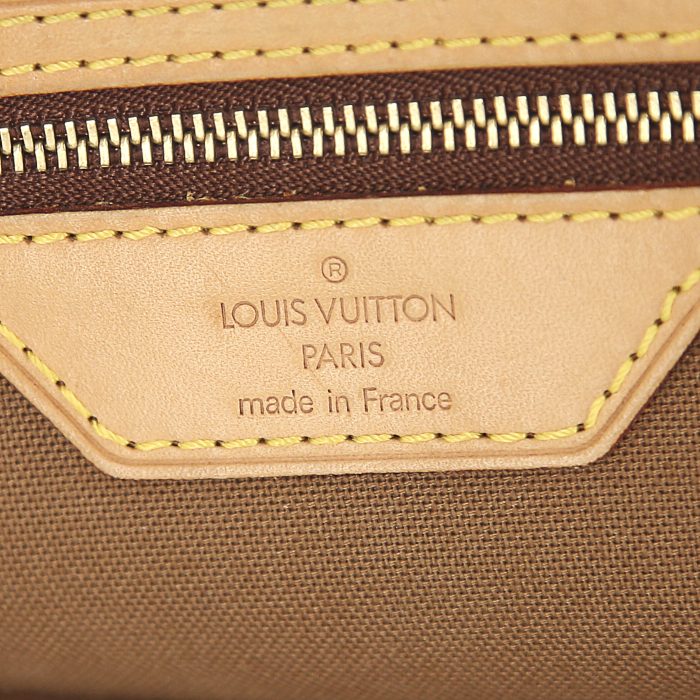 Borsa portadocumenti Louis Vuitton Pegase in tela monogram e pelle naturale - Detail D3