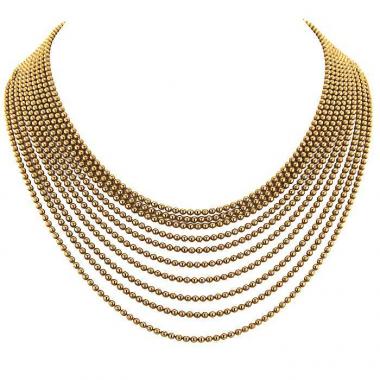 Cartier Perruque necklace in yellow gold