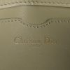 Bolsito de mano Dior Abeille en cuero gris verdoso - Detail D3 thumbnail