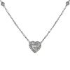 Messika Mini Joy necklace in white gold and diamonds - 00pp thumbnail