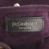 Sac à main Yves Saint Laurent Muse Two grand modèle en daim violet - Detail D3 thumbnail