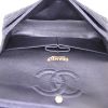 Chanel Timeless handbag in grey quilted jersey - Detail D3 thumbnail