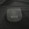 Bolso de mano Gucci Bamboo en lona negra y charol negro - Detail D3 thumbnail