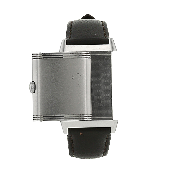 Jaeger Lecoultre Reverso watch in stainless steel Ref:  271861 - Detail D2