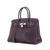Hermes Birkin 30 cm handbag in purple Raisin togo leather - 00pp thumbnail