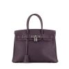 Hermes Birkin 30 cm handbag in purple Raisin togo leather - 360 thumbnail