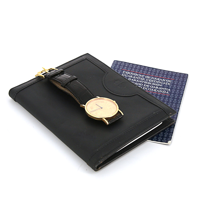 Montre Corum Coin Watch en or jaune Vers  1995 - Detail D2