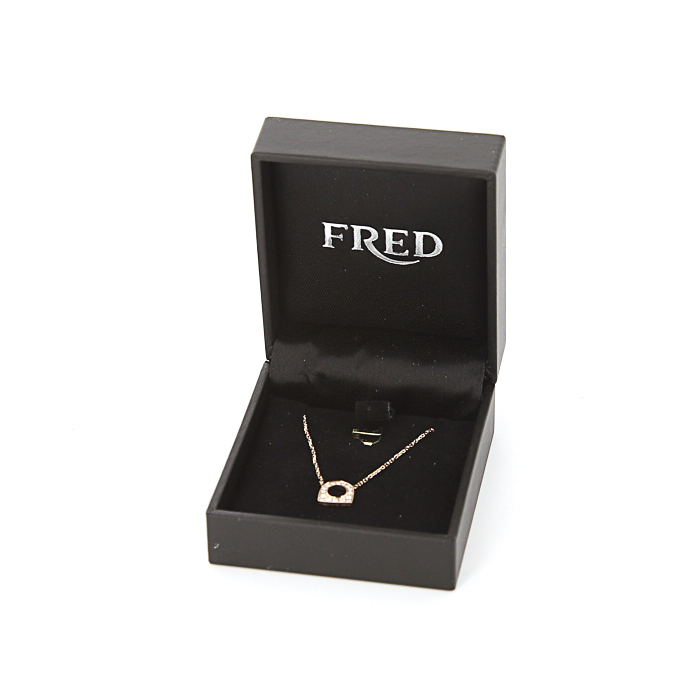 Fred Success necklace in pink gold and diamonds - Detail D2