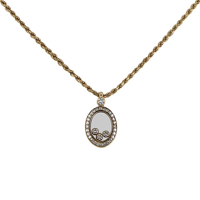 Chopard Happy Diamonds Gold Ruby Heart Pendant Necklace – Oak Gem
