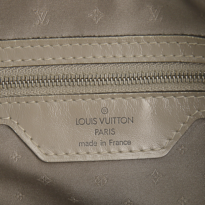 Borsa Louis Vuitton Lockit  in pelle suhali etoupe - Detail D4