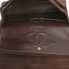 Bolso de mano Chanel 2.55 en ante acolchado marrón - Detail D3 thumbnail