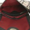 Burberry handbag in beige, red and black Haymarket canvas - Detail D2 thumbnail